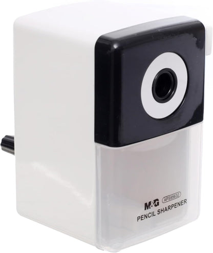 مبراة أقلام رصاص مكتبية نصف أوتوماتيكية من إم آند جي تشنغوانغ، دقيقة ومتينة، شفرة قوية - قطعة واحدة - رقم: APS95632