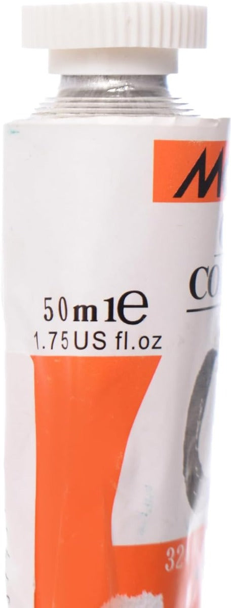 أنبوب زيت موري، 50 مل، رقم 324، فيرميليون، مصنوع من مواد عالية الجودة