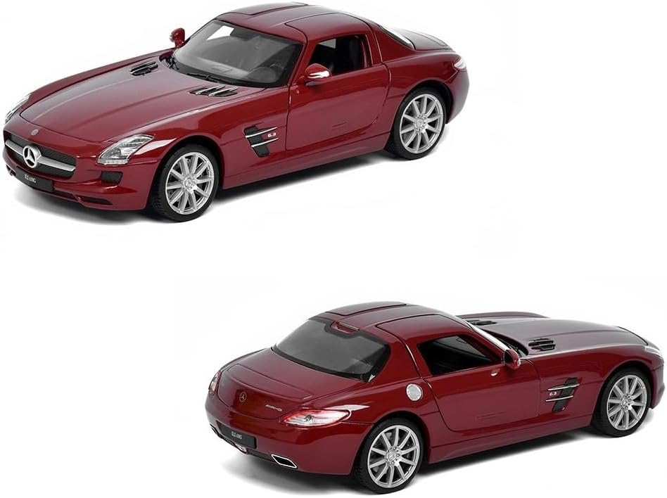 سيارة نموذجية من المعدن المصبوب من ويلي نيكس بمقياس 1:24 - مرسيدس بنز SLS AMG - رقم: 24025