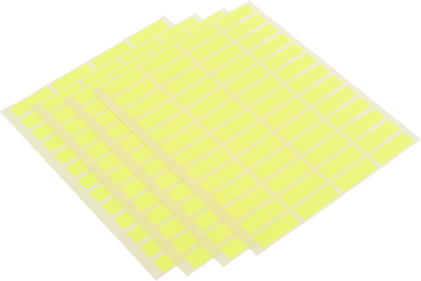 El Manar Narrow High-Impact Adhesive Label Sticker, 10x30 mm With Premium Material - Yellow