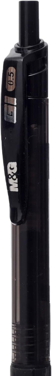 M&G Chenguang Gel Pen, Crisp Professional Writing, 0.5mm, Black Ink No : AGPH1871
