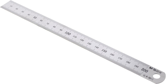 M&G Chenguang Stainless Steel Ruler, 20cm for Precise Measurements No: ARL96119