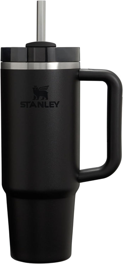 Stanley Stainless Steel Mug, (1200ml) Stainless Steel Mug with Straw and Handle, Insulated Mug with Lid Travel Mug, Stainless Steel Coffee Mug for Hot Iced Drinks