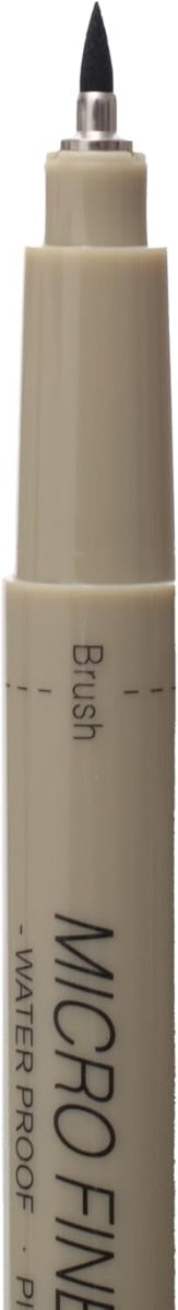 فرشاة M&amp;G Chenguang Micro Fineliner، طرف مرن مقاوم للماء لفنون الخط والرسم المتنوعة - رقم: ASPT7978