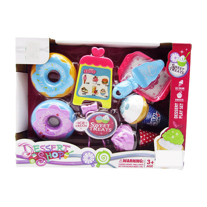 Dessert Shop Dessert Play Set – Ice Cream – 10 Pcs - No:6656