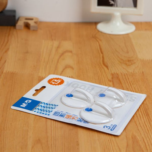 M&G Pack of 3 pieces Wall hook 1.5 kg - No:8288