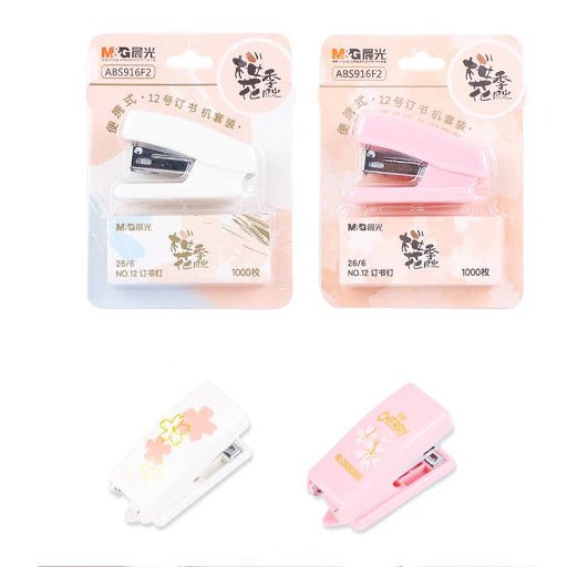 M&G Sakura cherry blossom limited mini cute stapler - No:ABS916F2