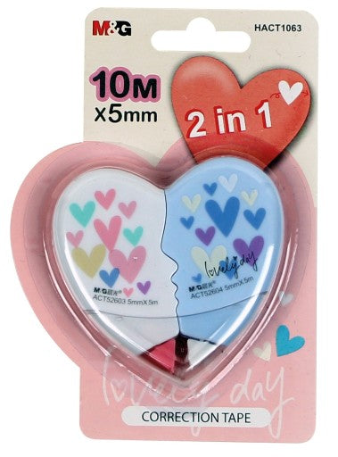 شريط تصحيح M&amp;G 2 في 1، 10 م × 5 مم، جميل - قطعتان - رقم: 1063 