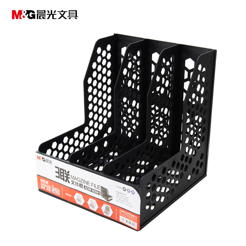 M&G Honeycomb Triple File Box 3 hole - No:95081
