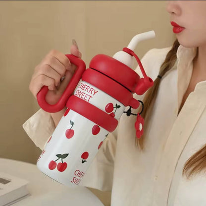 930ml 316 Stainless Steel Water Bottle, Keeps Drinks Cold for 24 Hours - 100% Leak-Proof, Suitable for Iced Tea, Coffee, Milk, Fits in a Bag