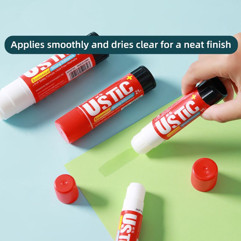 M&G Chenguang Glue ustic PVA glue stik PVA Glue Stick 21g – Strong & Smooth School and Office Adhesive – Non-Toxic, Quick Dry - 1pcs - No:  ASG971E3