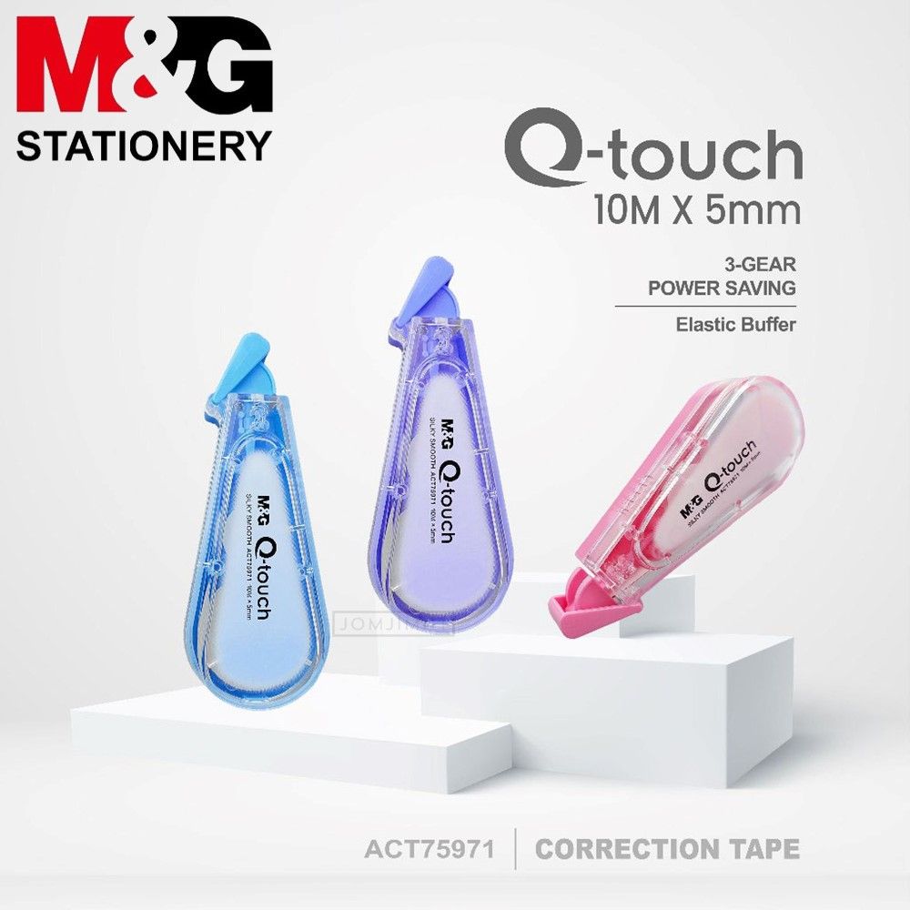 M&G Chenguang Correction Tape Q-Touch 10mX5mm  - No:ACT75971