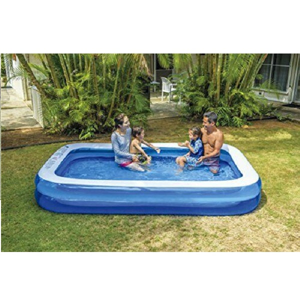 مسبح جيلونج العملاق القابل للنفخ للأطفال - مسبح عائلي قابل للنفخ للأطفال 262 سم ​​× 175 سم × 50 سم - رقم: 10291