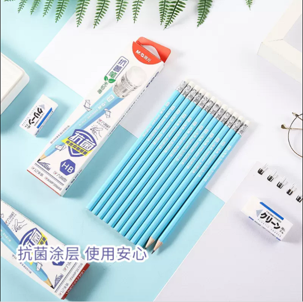 قلم رصاص خشبي من إم آند جي تشنغوانغ HB بتصميم كرتوني لطيف - قطعة واحدة - رقم المنتج: AWP308A8