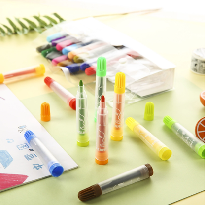 M&G Chenguang frosted watercolor pen washable - 12pcs - No:SCP90171