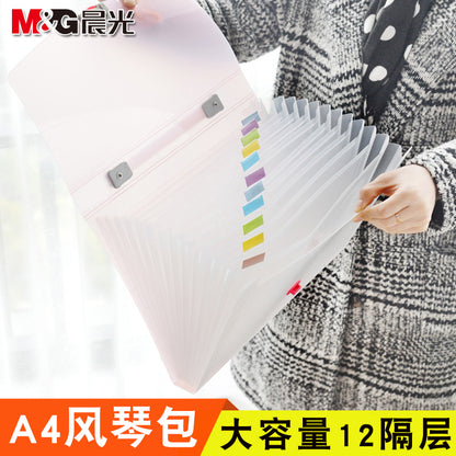 M&G Translucent snap-on organ bag A4 - No:AWT90961