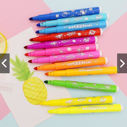 M&G Chenguang Children's Watercolor Pen Super 12 Colors - No:JCP95826