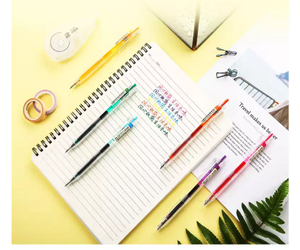 M&G Pack of Chenguang Color Pen 0.5mm. 12 Colors - No:AGPH5610