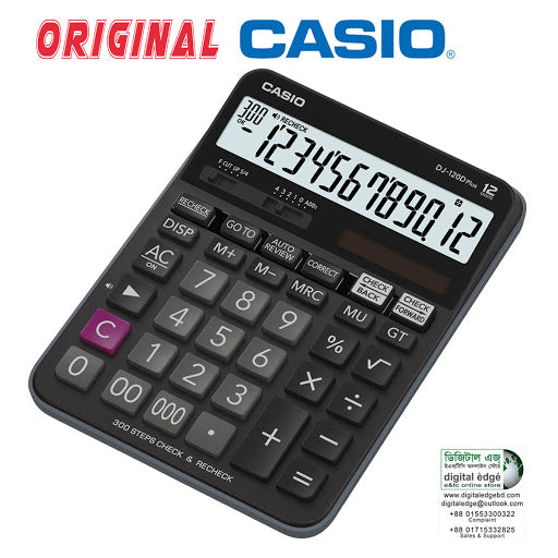CASIO Office Calculators No:MJ-120D plus