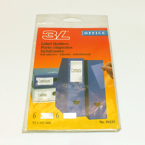 Holder label 3L No.10335