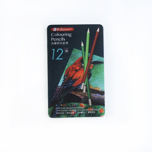 Superior Pack of 12 Colouring Pencils No: MS402-12T