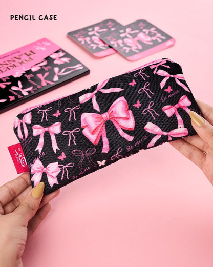 Mofakera Calendar Pink Bow Daily Year Gift Box 2026 ( Agenda )