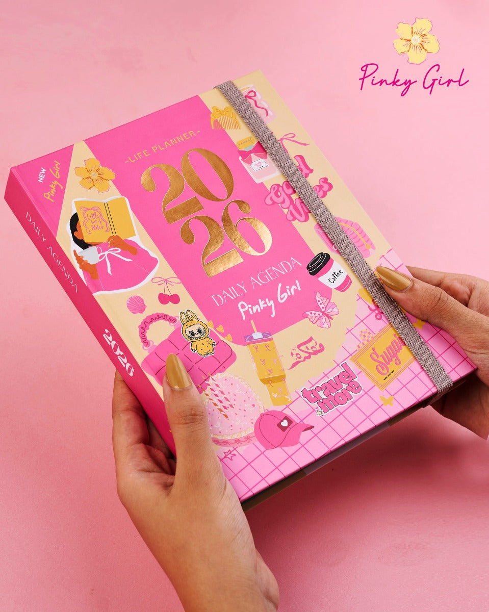 Mofakera Calendar Pinky Girl Daily Year Gift Box 2026 ( Agenda )