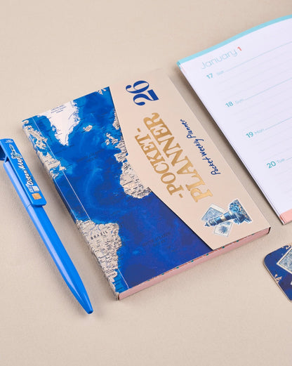 تقويم موفاكيرا، خريطة المحيط، صندوق هدايا يومي سنوي 2026 (أجندة)