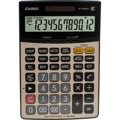 CASIO Office Calculators No:DJ-220D plus
