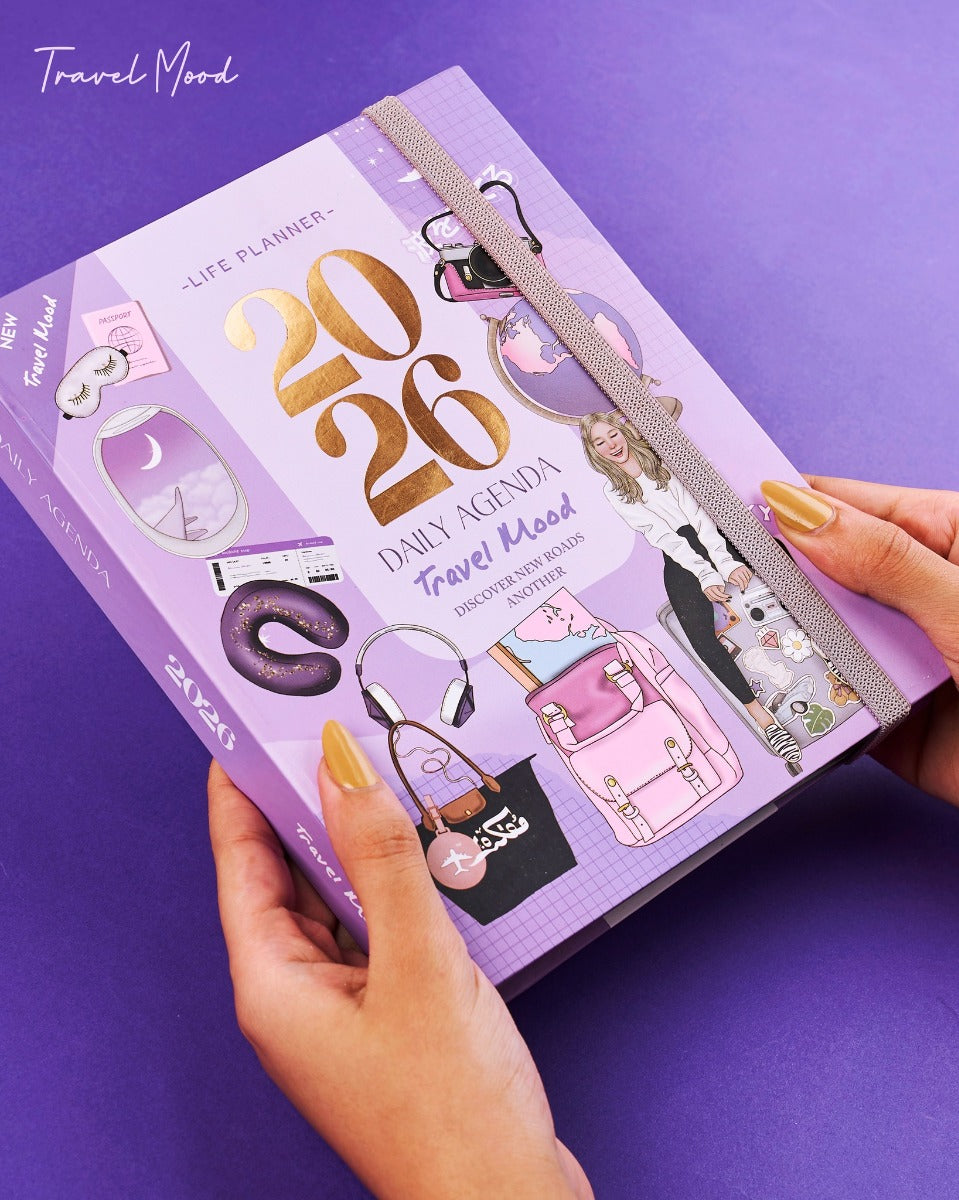Mofakera Calendar Travel Mood Daily Year Gift Box 2026 ( Agenda )