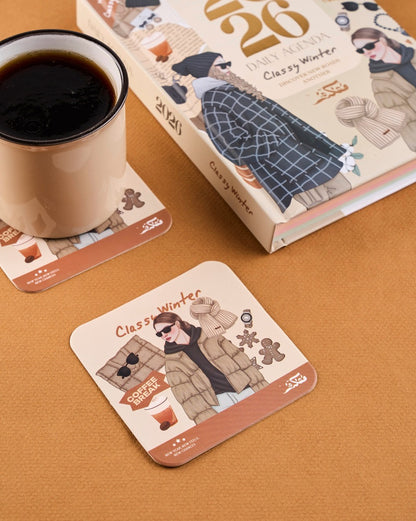 تقويم موفاكيرا الشتوي الأنيق اليومي السنوي، صندوق هدايا 2026 (مفكرة) 2026