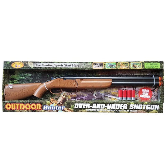 Outdoor Hunter over and under Shotgun + 4 Shots No.MG-9031M