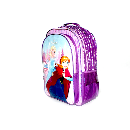 Disney FROZEN Backpack - Size:18 + Lunch Bag + Envelope File + Wallet