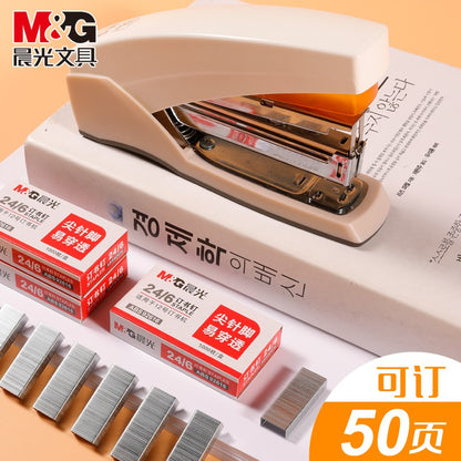 M&G Chenguang Labor-saving Thick-layer Stapler 24/6 - No:ABS92897