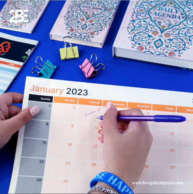 BORG EL-ARAB Flowera Calendar Gift Box 2023 -  Agenda 2023