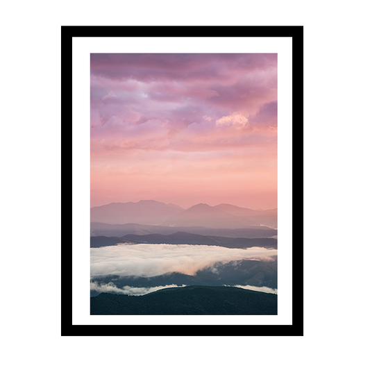 Pink Sunrise Frame