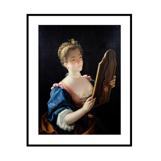 Women in Mirror Frame