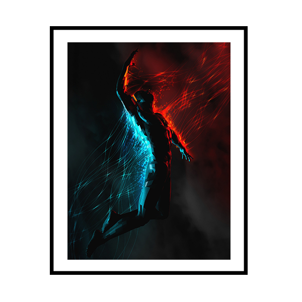 Angel and Devil Frame