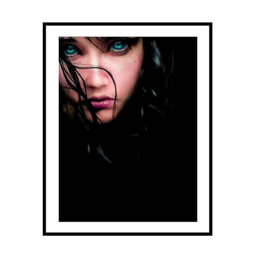 Green Eye Girl Frame