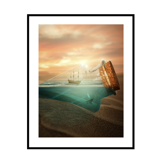 Ship in Bottle Frame