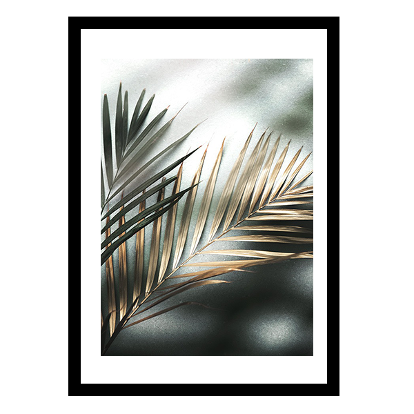 إطار ذهبي على شكل نخلة 