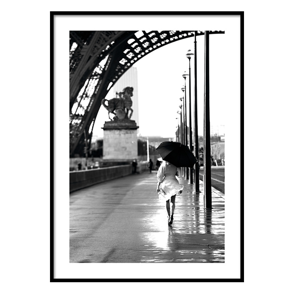 إطار صورة المشي في باريس 