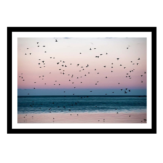 Birds at Dusk Frame
