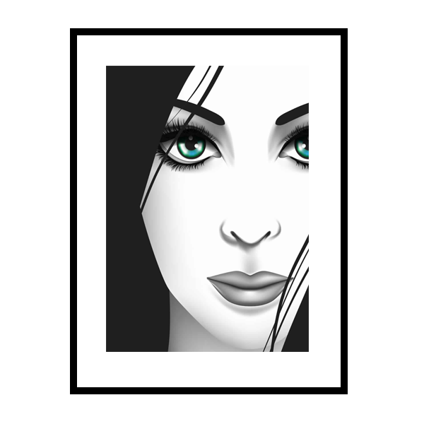 إطار فتاة رائعة 