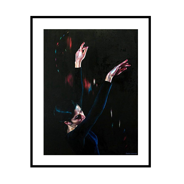 إطار فتاة راقصة 