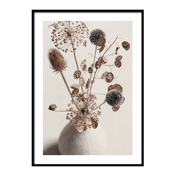 إطار باقة زهور رقيقة 