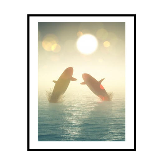 Whales Jumping Frame