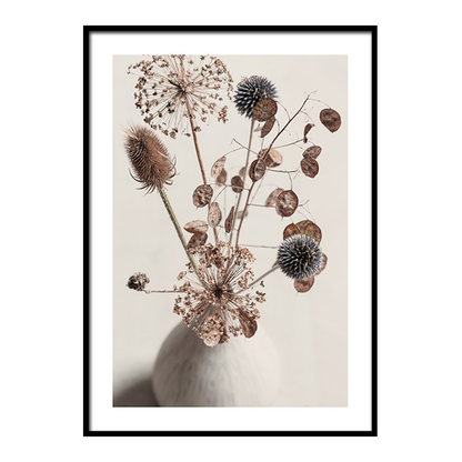 إطار باقة زهور رقيقة 