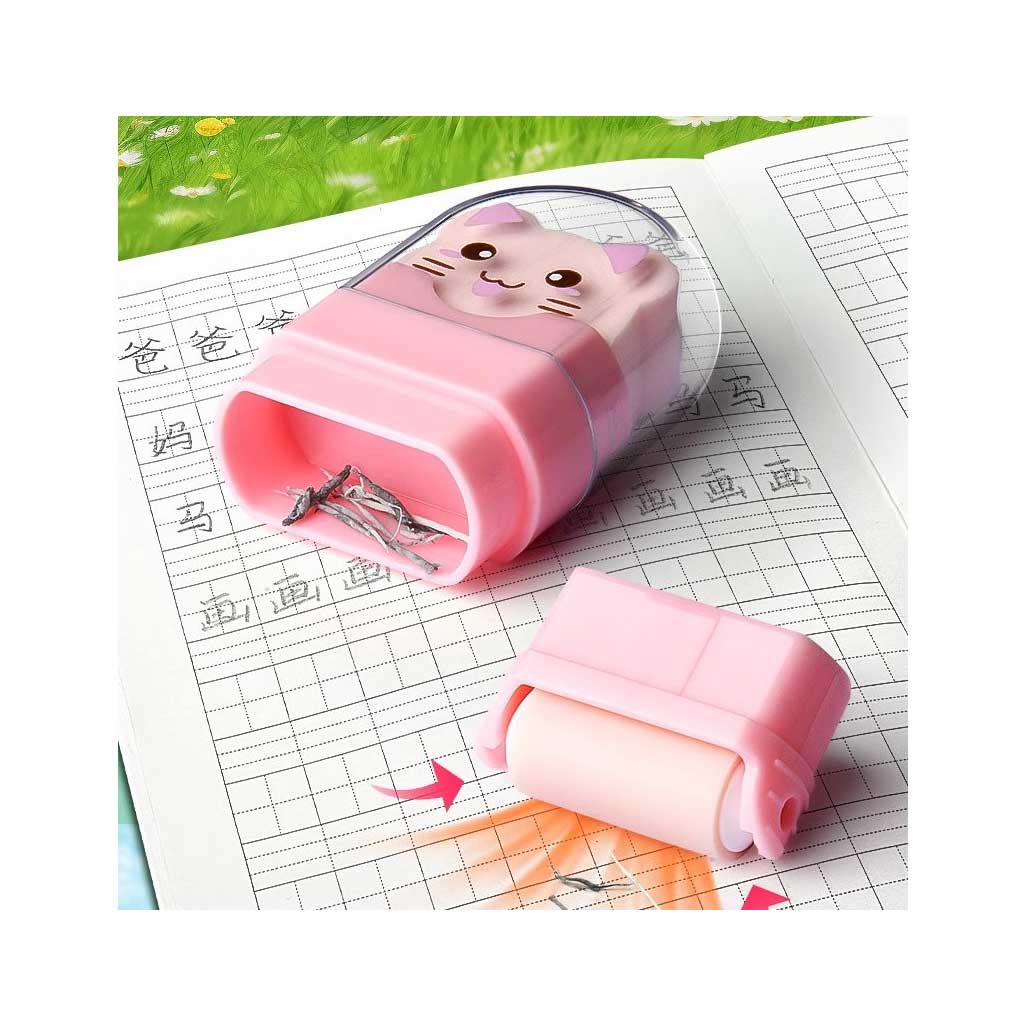 ممحاة M&amp;G Space Pets مع بكرة تجميع الفضلات رقم: AXPQ5501 (ألوان متنوعة) - قطعة واحدة