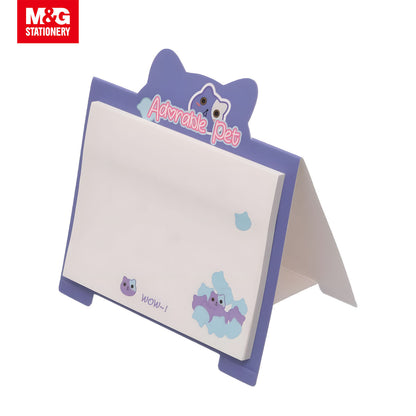 M&G Chenguang Adorable pet Sticky Notes For Students 40 Sheets 76 * 100mm - White - 1pcs - No: AS34V191